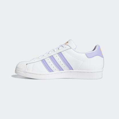 Adidas Superstar Sneakers - White / Light Purple - view 2