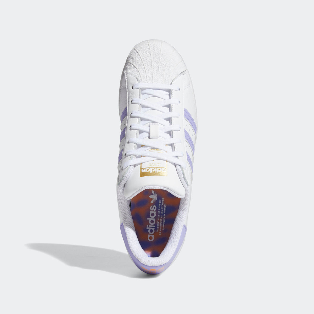 Adidas Superstar Sneakers - White / Light Purple - view 3