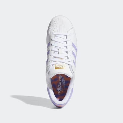 Adidas Superstar Sneakers - White / Light Purple - view 3
