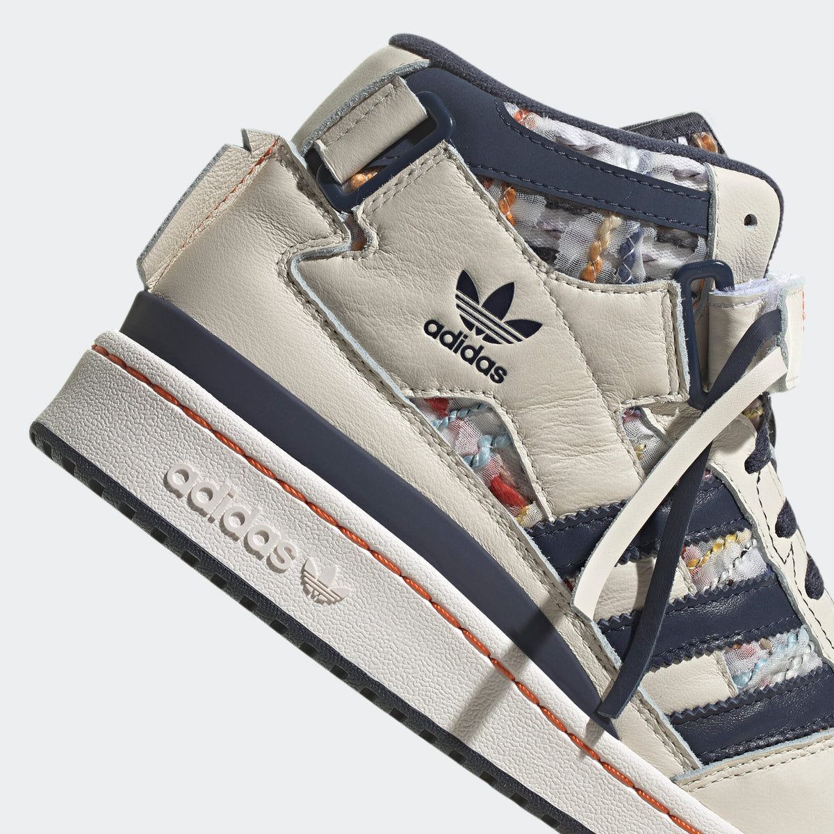 Adidas Forum MID Sneakers - White / Black / Orange / Yellow - view 8