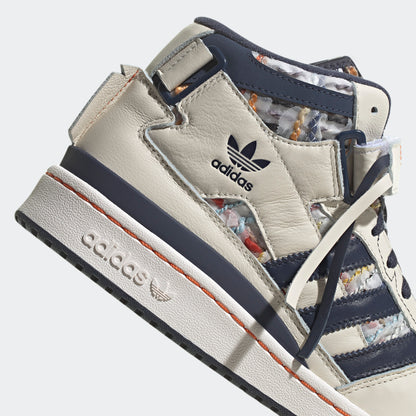 Adidas Forum MID Sneakers - White / Black / Orange / Yellow - view 8