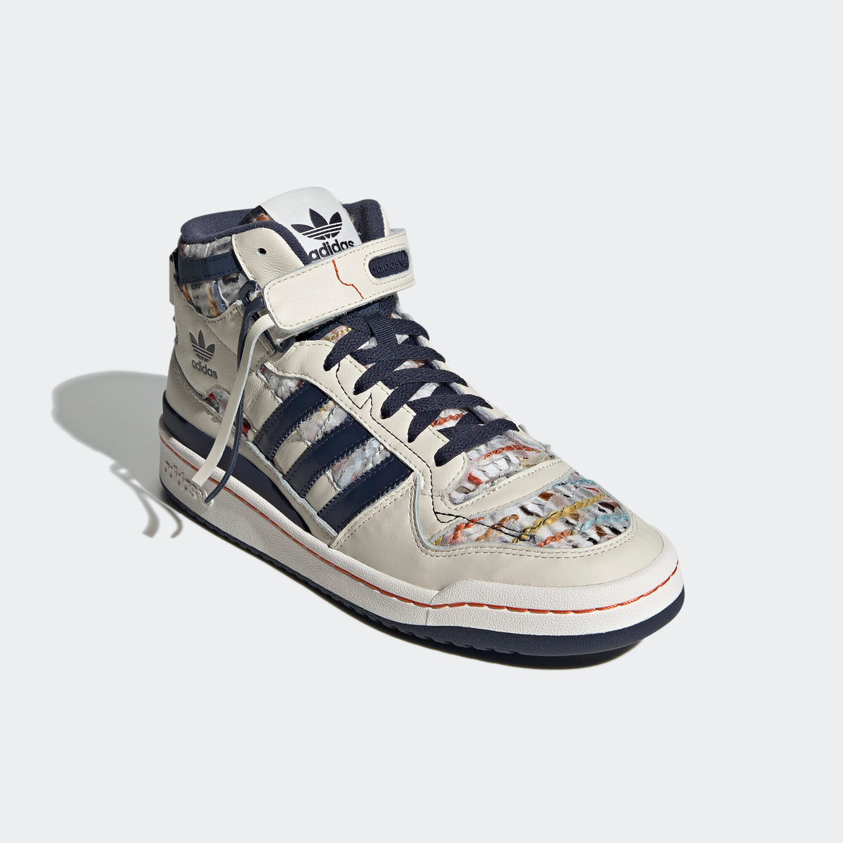 Adidas Forum MID Sneakers - White / Black / Orange / Yellow - view 5