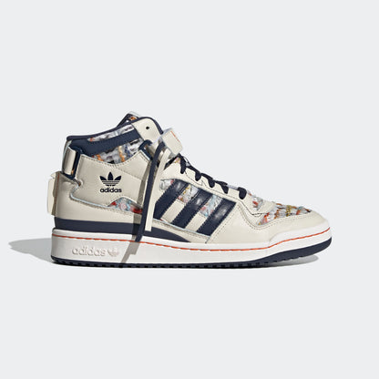 Adidas Forum MID Sneakers - White / Black / Orange / Yellow - view 1