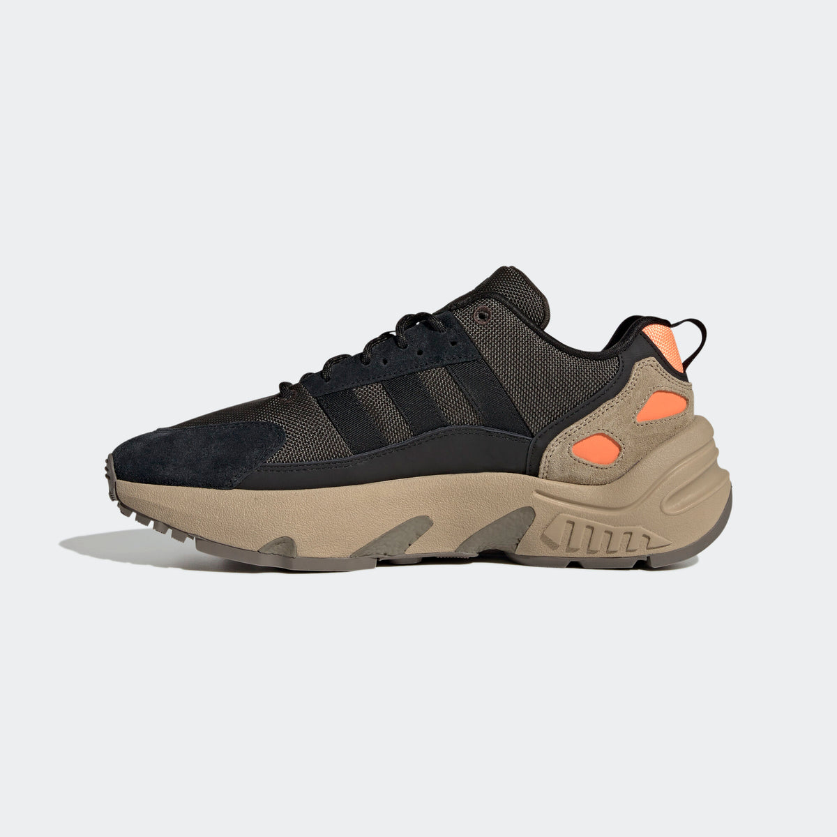 Adidas ZX 22 BOOST Sneakers - Dark Green / Black / Brown / Orange - view 5