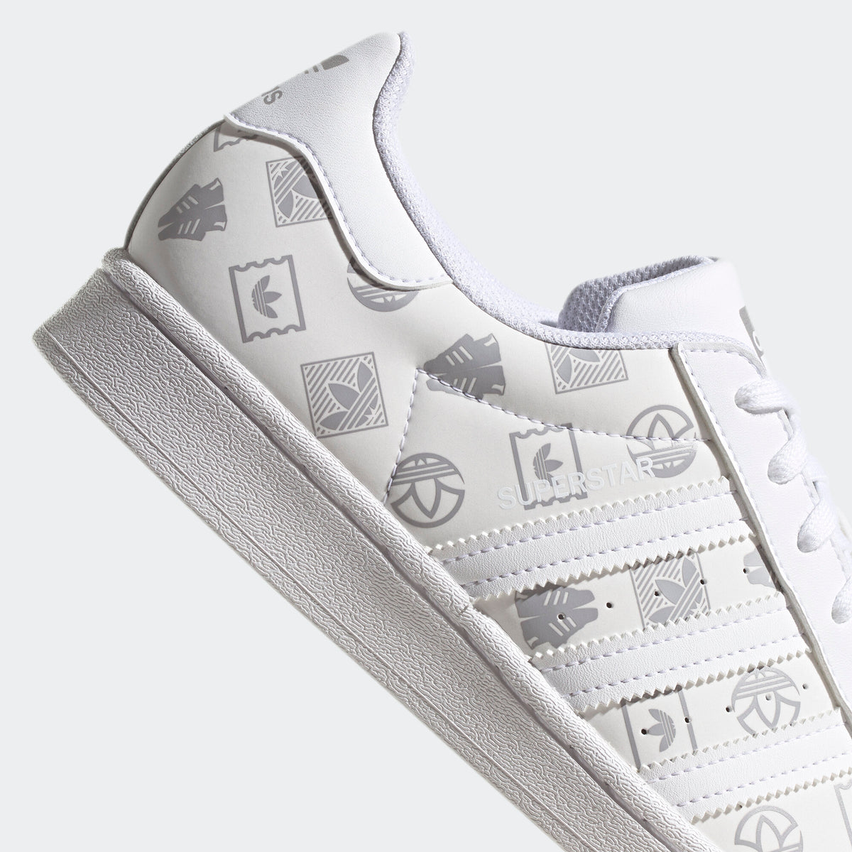 Adidas Superstar Sneakers - White / Silver Grey - view 8