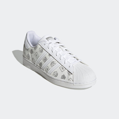 Adidas Superstar Sneakers - White / Silver Grey - view 5