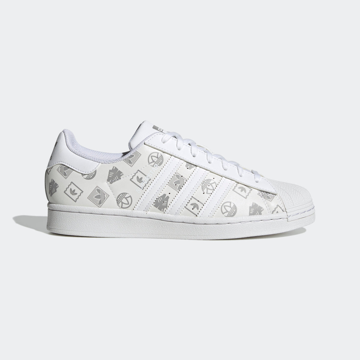 Adidas Superstar Sneakers - White / Silver Grey - view 1