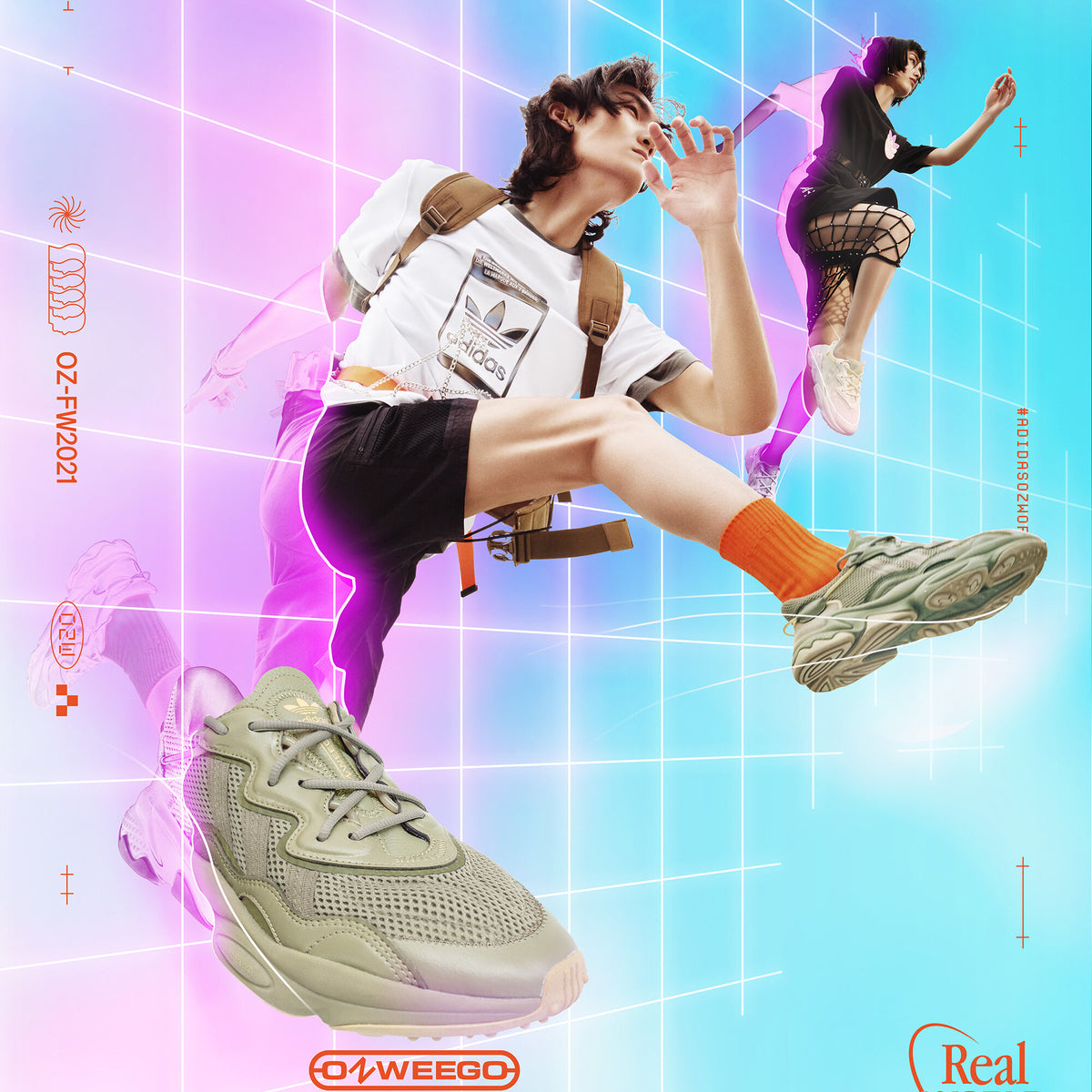 Adidas Ozweego Sneakers - Light Olive - view 3
