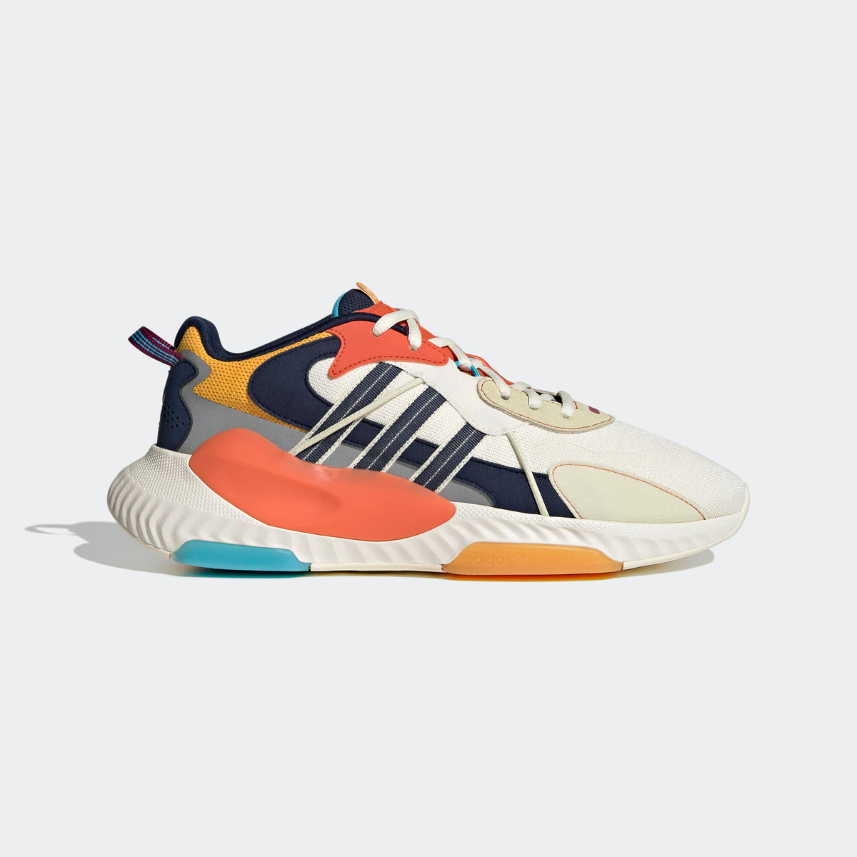Adidas HI-TAIL Sneakers - White / Dark Navy / Silver / Yellow / Beige - view 8