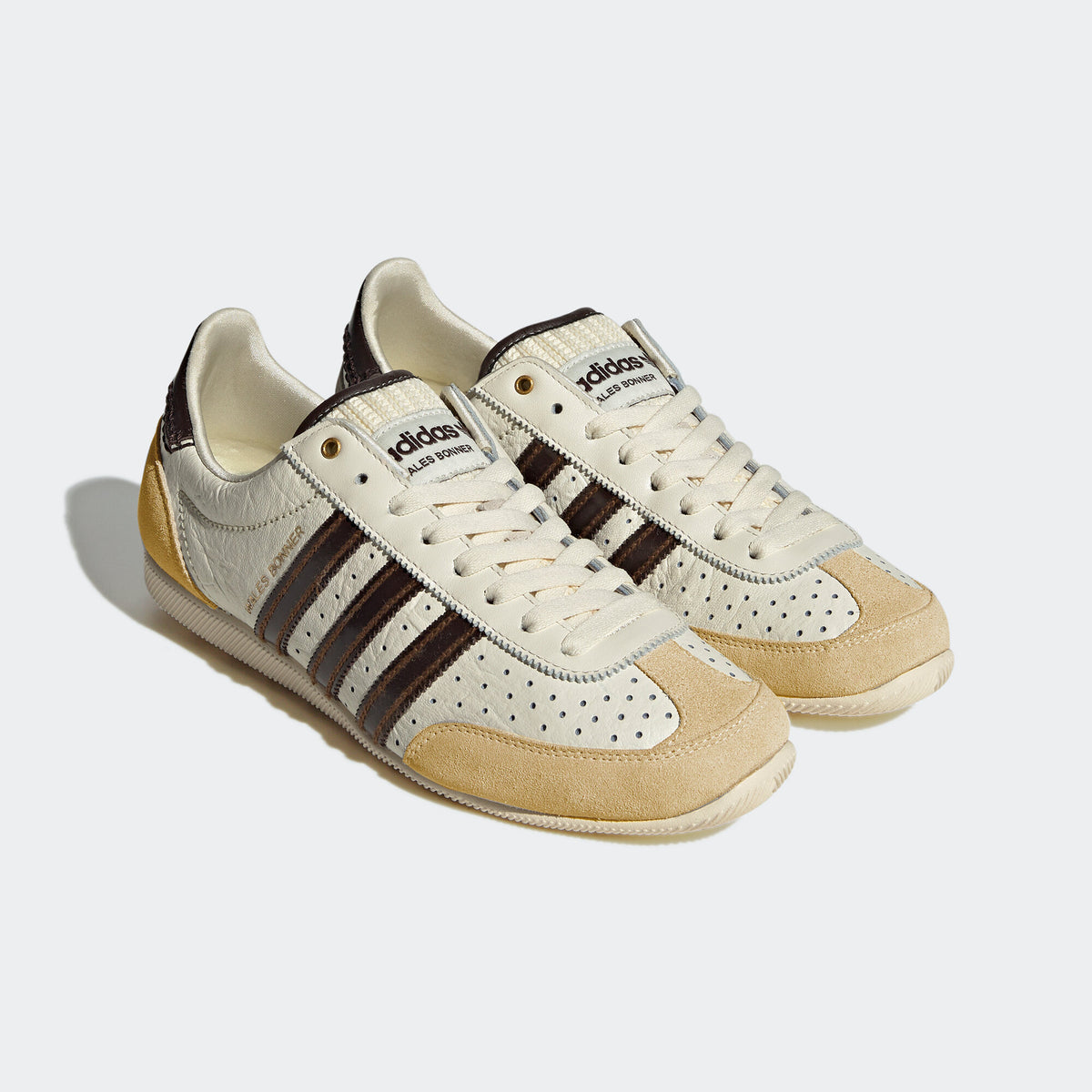 Adidas Wales Bonner Japan Sneakers - Off White / Beige Yellow / Dark Coffee - view 4