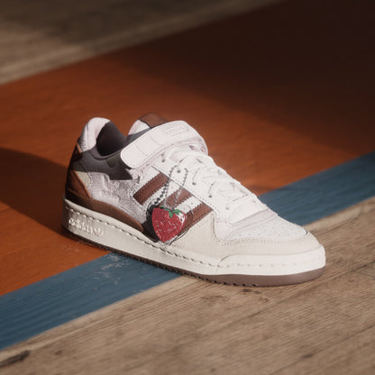 Adidas Forum LOW Sneakers - White / Pink / Brown / Beige - view 1