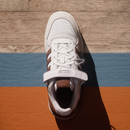 Adidas Forum LOW Sneakers - White / Pink / Brown / Beige - view 4
