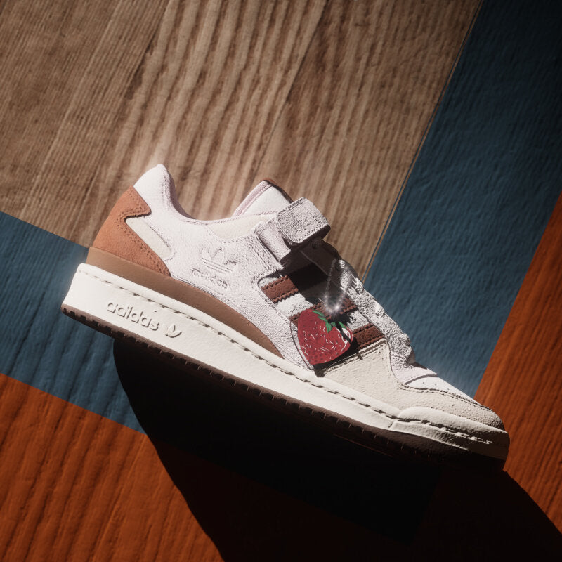 Adidas Forum LOW Sneakers - White / Pink / Brown / Beige - view 6