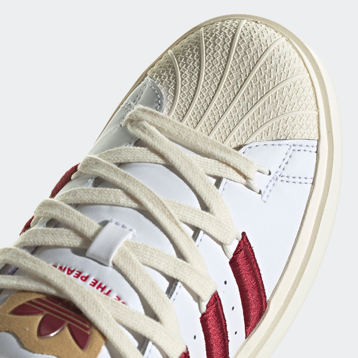 Adidas Superstar Bonega Sneakers - White / Dark Red / Light Brown - view 8