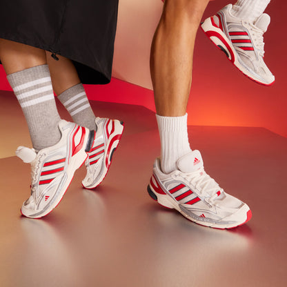 Adidas Spiritain 2000 Sneakers - White / Red / Grey - view 5