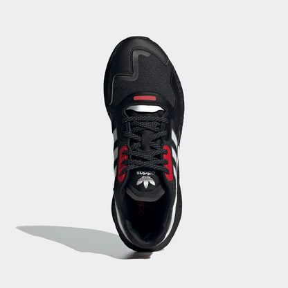 Adidas DAY Jogger Sneakers - Black / White / Red - view 6