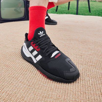Adidas DAY Jogger Sneakers - Black / White / Red - view 1