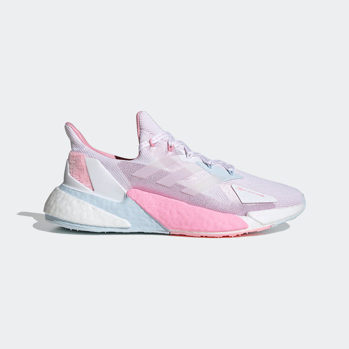 Adidas X9000L4 Sneakers - White / Purple / Pink / Light Grey / Light Blue - view 1
