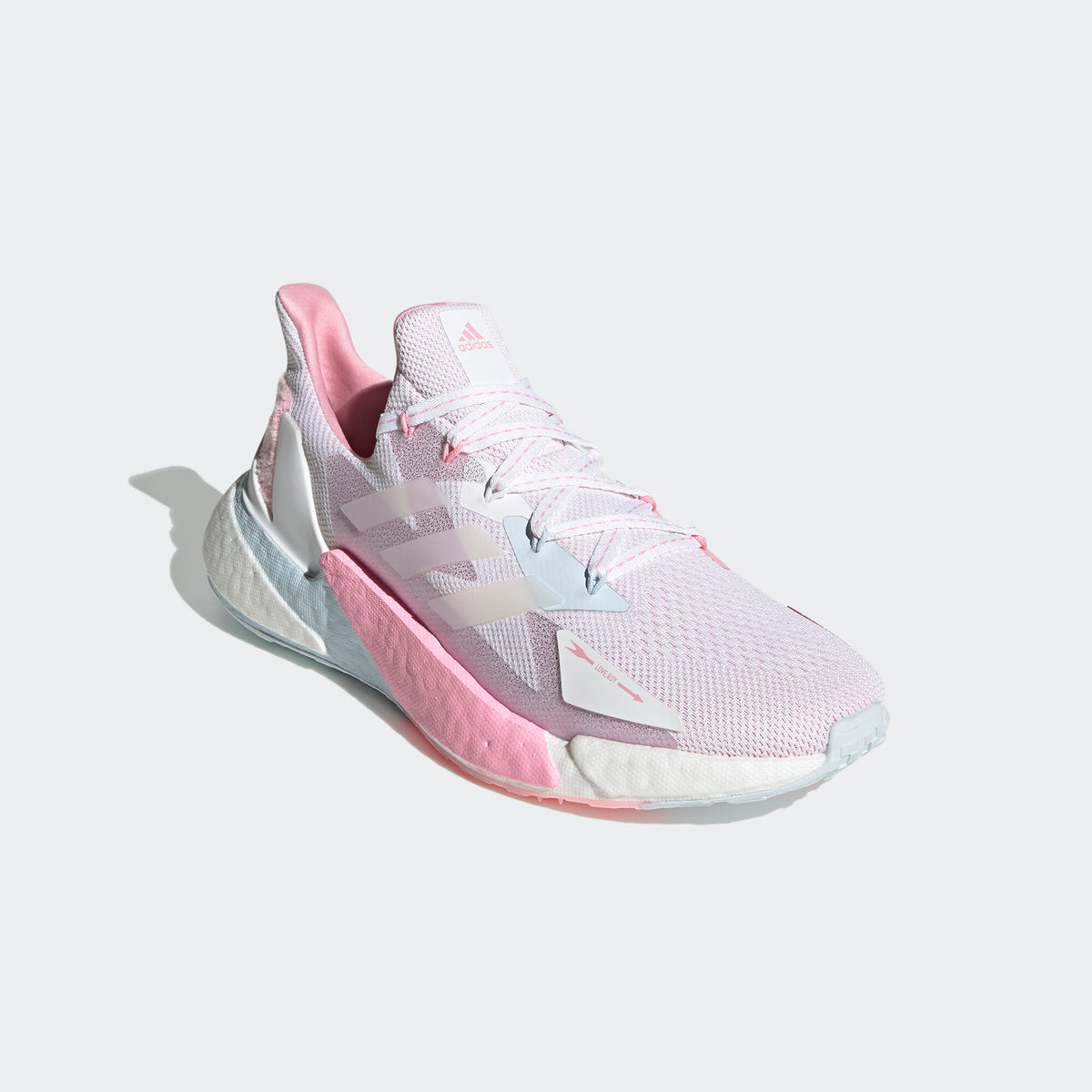 Adidas X9000L4 Sneakers - White / Purple / Pink / Light Grey / Light Blue - view 4