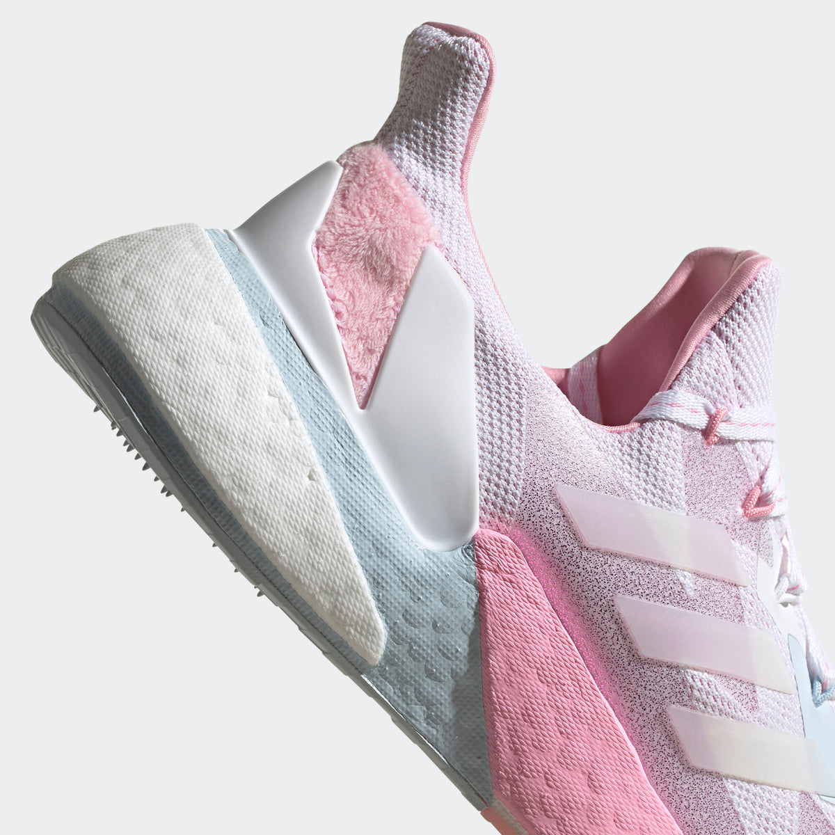 Adidas X9000L4 Sneakers - White / Purple / Pink / Light Grey / Light Blue - view 8