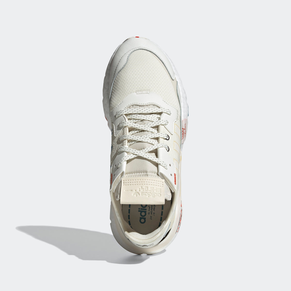 Adidas Nite Jogger Sneakers - Beige / Chalk White / Black - view 2