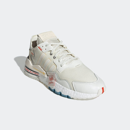 Adidas Nite Jogger Sneakers - Beige / Chalk White / Black - view 4