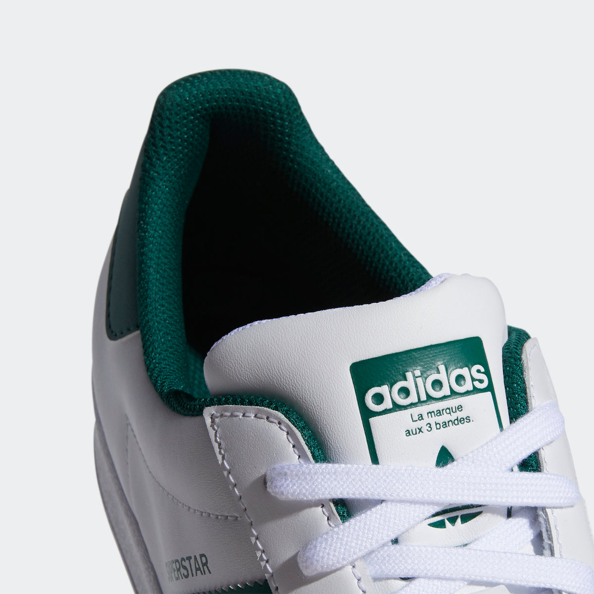Adidas Superstar Sneakers - White / Green - view 7