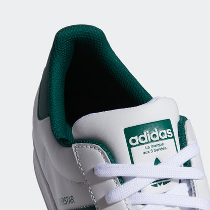 Adidas Superstar Sneakers - White / Green - view 7