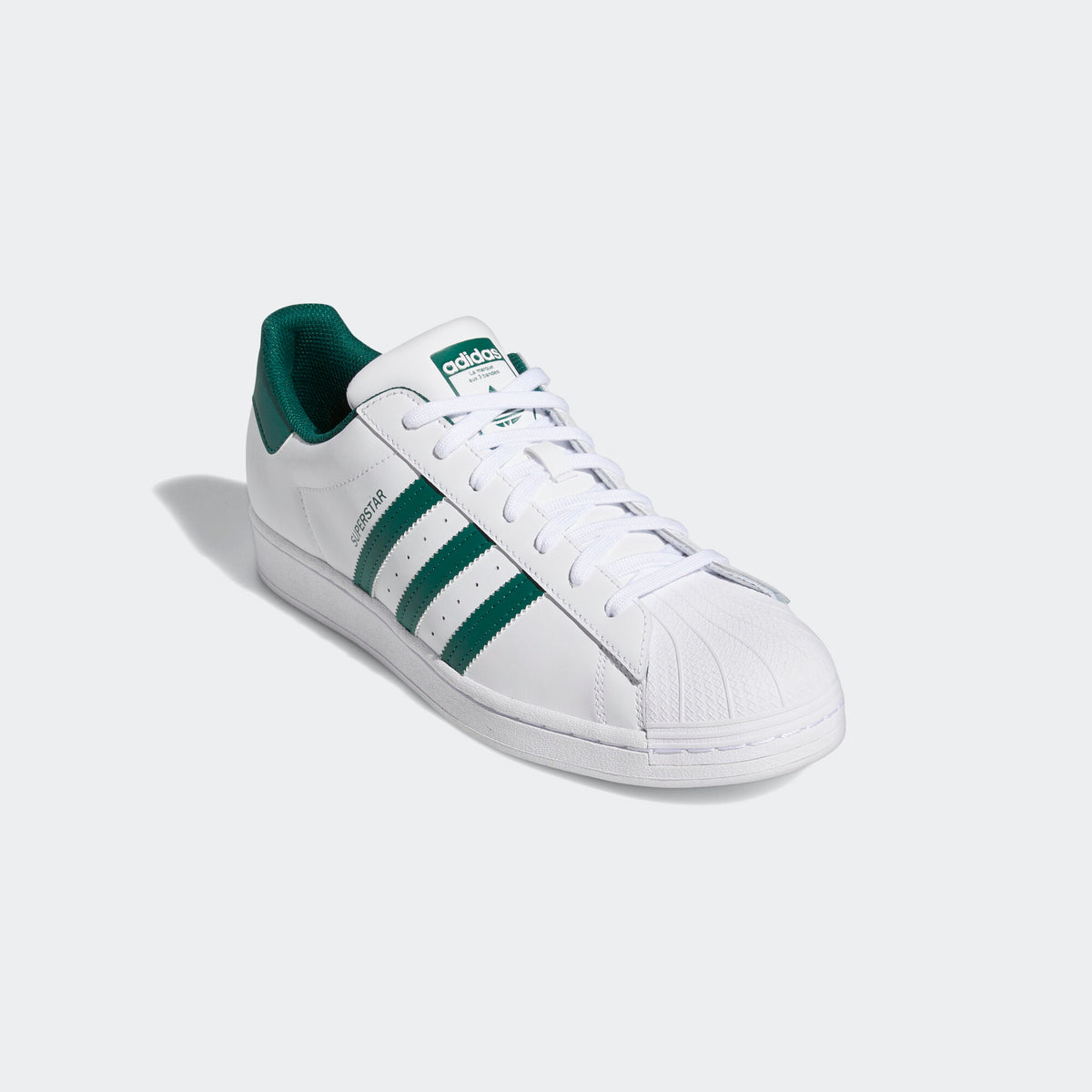 Adidas Superstar Sneakers - White / Green - view 5