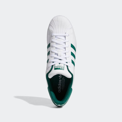Adidas Superstar Sneakers - White / Green - view 3
