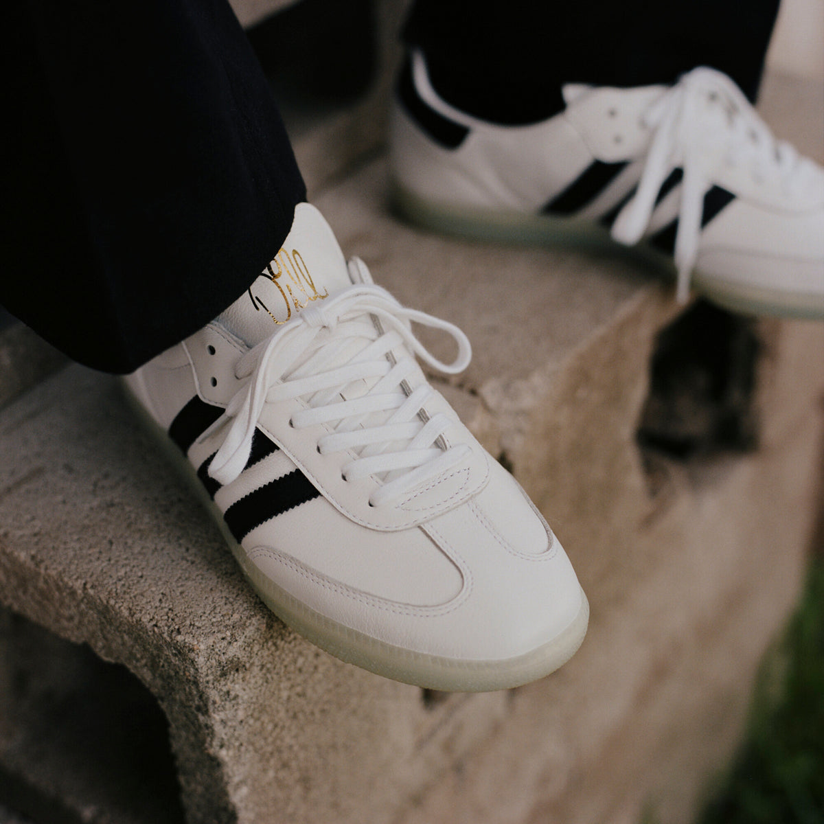 Adidas Samba x Jason DILL Sneakers - White / Black - view 1