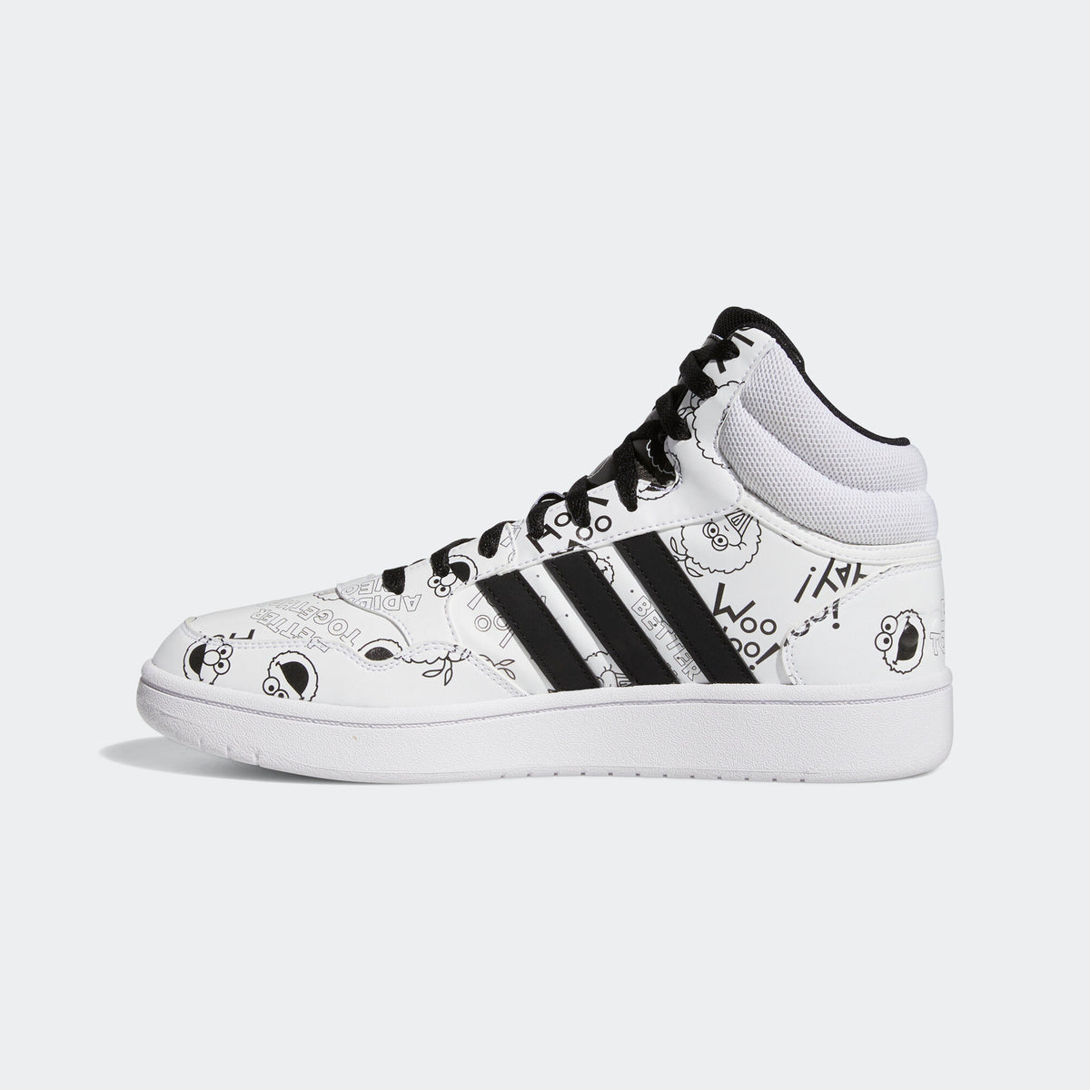 Adidas Hoops 3.0 Vintage Sneakers - White / Black - view 4