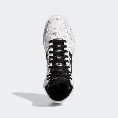 Adidas Hoops 3.0 Vintage Sneakers - White / Black - view 5