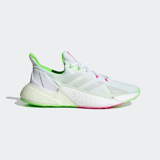 Adidas X9000L4 Sneakers - Grey White / Mint Green / Rose Red - view 1