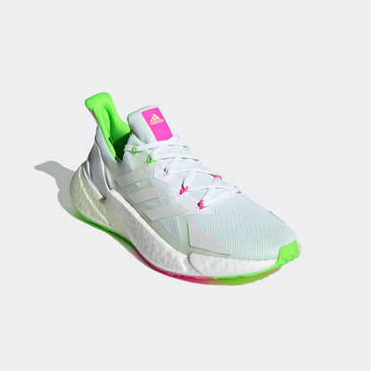 Adidas X9000L4 Sneakers - Grey White / Mint Green / Rose Red - view 4