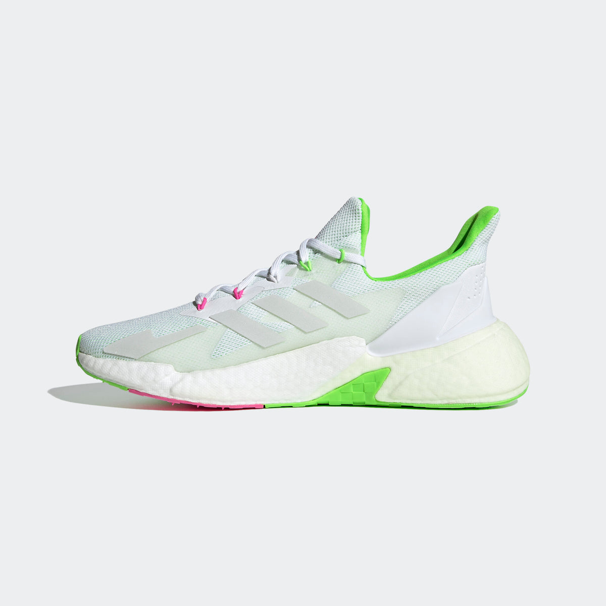 Adidas X9000L4 Sneakers - Grey White / Mint Green / Rose Red - view 6