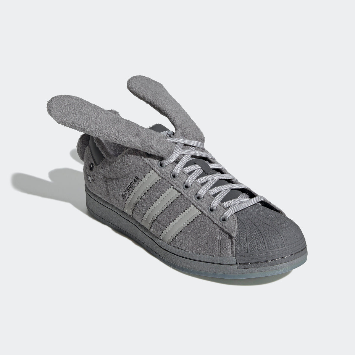 Adidas Melting Sadness Superstar Sneakers - Grey / Silver - view 4
