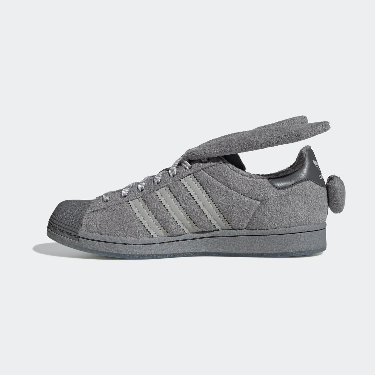 Adidas Melting Sadness Superstar Sneakers - Grey / Silver - view 6