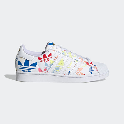 Adidas Superstar Sneakers - White / Blue / Red / Yellow / Pink - view 1