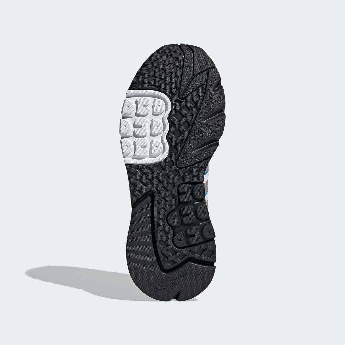 Adidas Nite Jogger Sneakers - White / Black / Silver - view 3