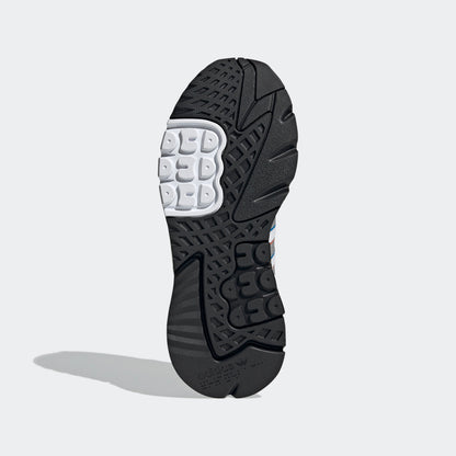 Adidas Nite Jogger Sneakers - White / Black / Silver - view 3