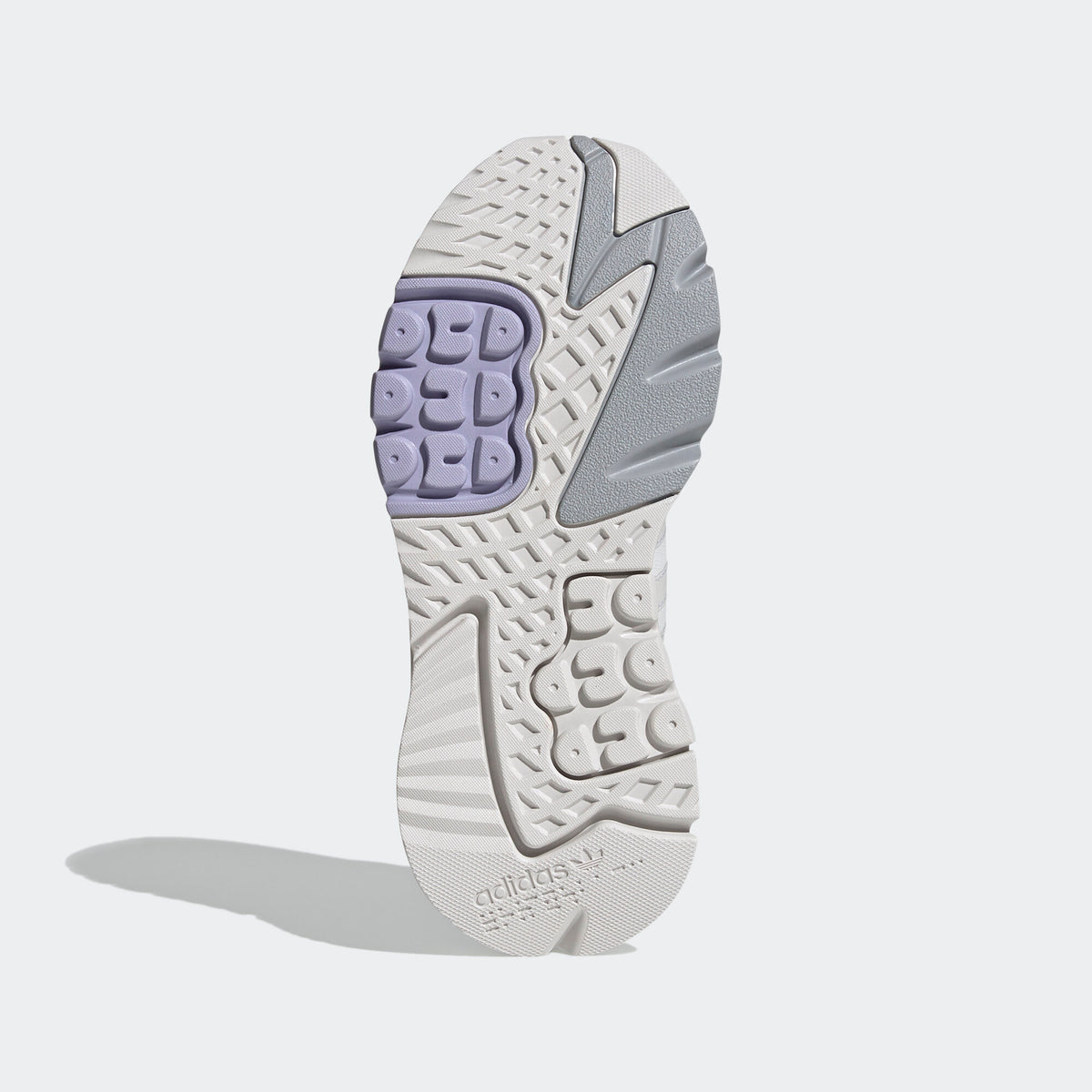 Adidas NITE Jogger Sneakers - Grey / White / Light Purple / Black - view 7