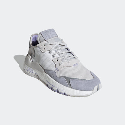 Adidas NITE Jogger Sneakers - Grey / White / Light Purple / Black - view 8