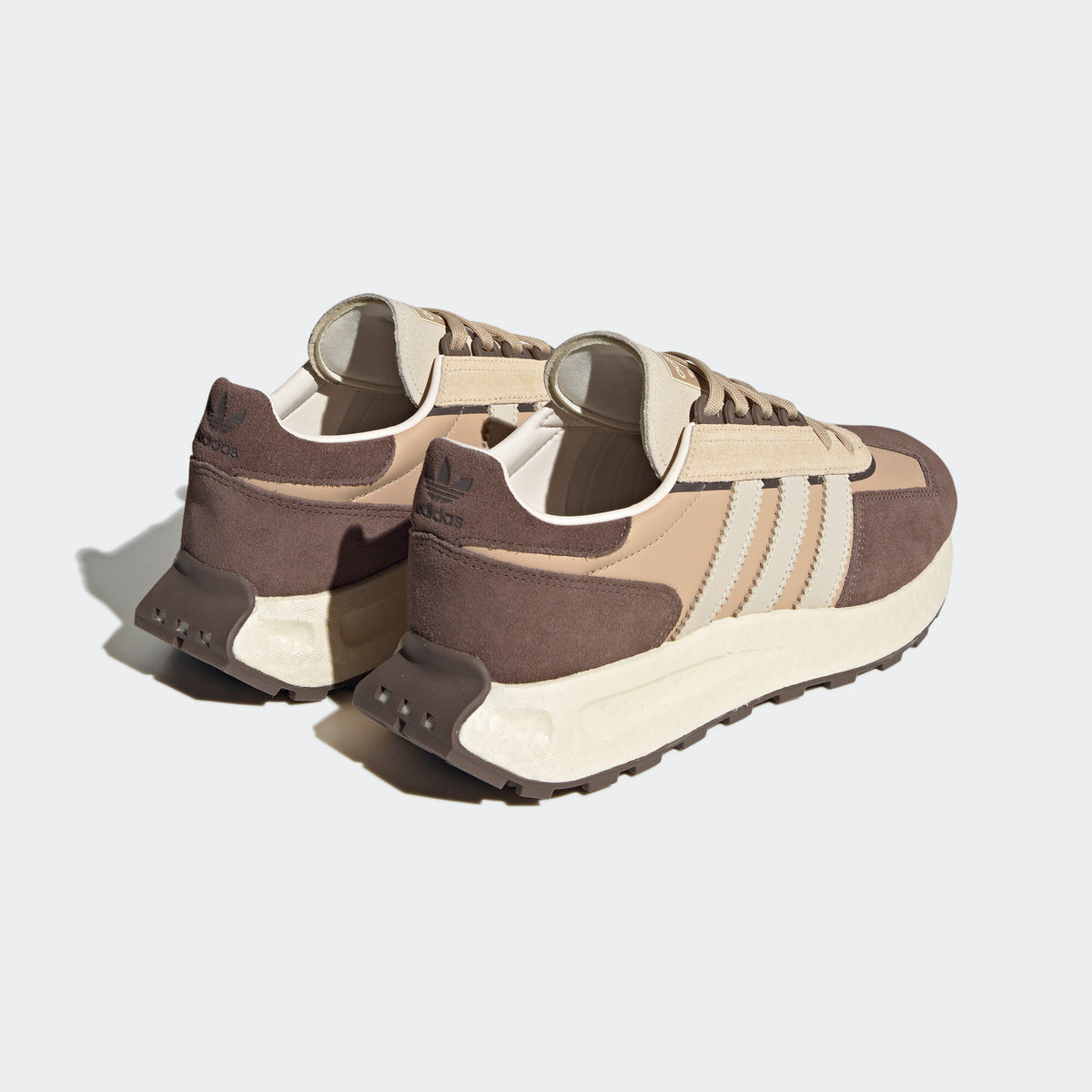 Adidas Retropy E5 Sneakers - Light Coffee / Dark Coffee / Off White - view 6