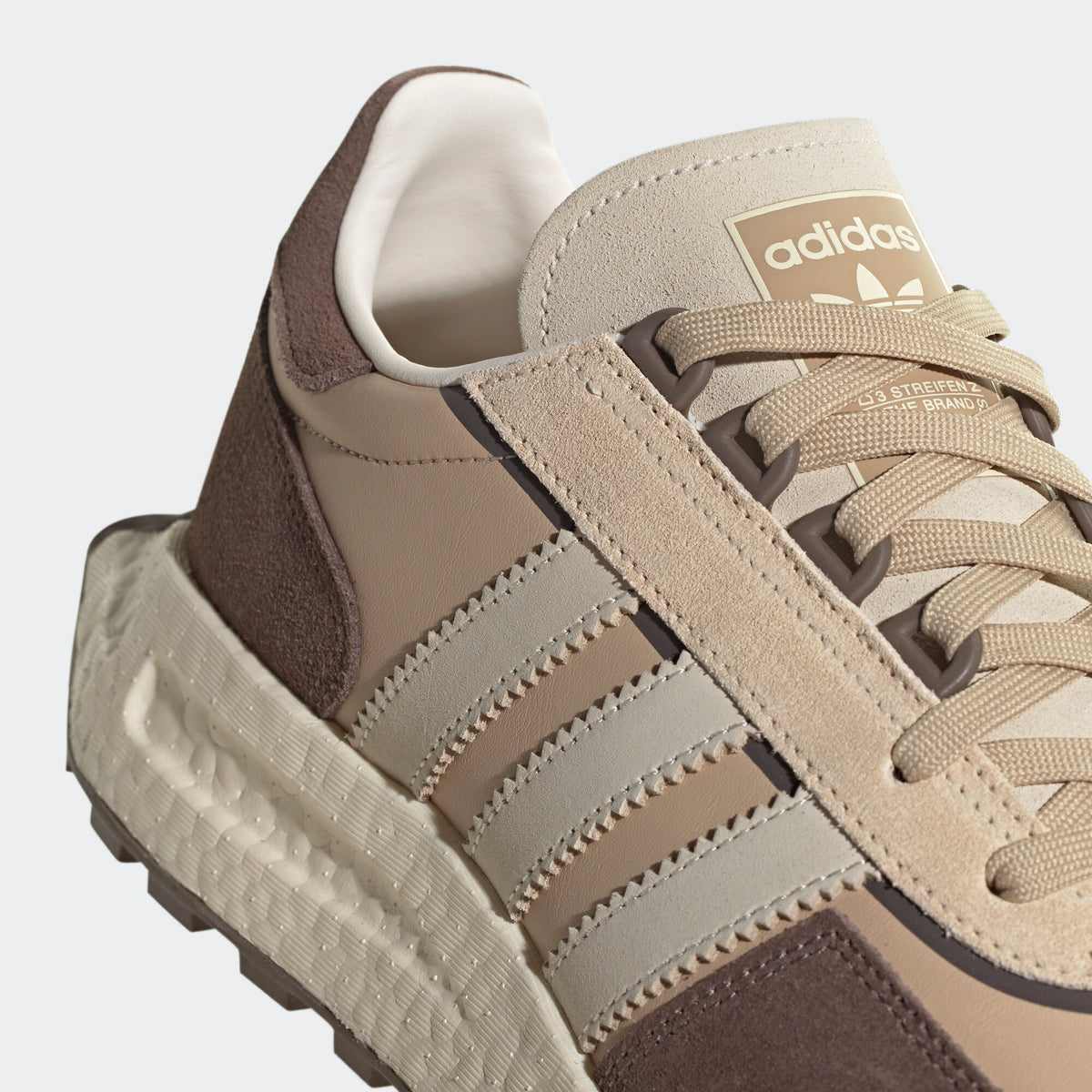 Adidas Retropy E5 Sneakers - Light Coffee / Dark Coffee / Off White - view 7