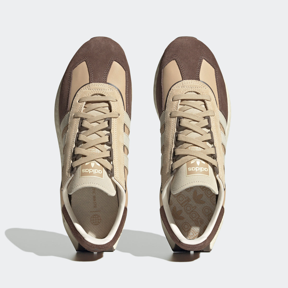 Adidas Retropy E5 Sneakers - Light Coffee / Dark Coffee / Off White - view 3