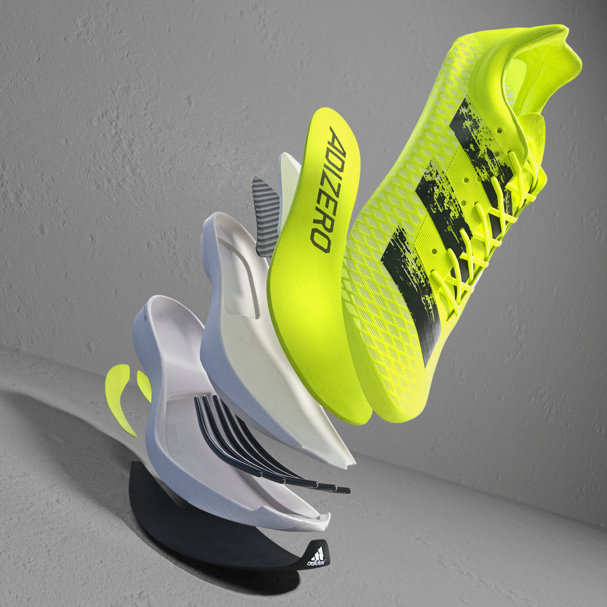Adidas Adizero Adios PRO Sneakers - Solar Yellow / Core Black - view 1