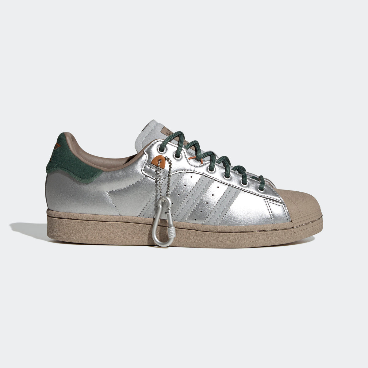 Adidas Restaurants Superstar Yanwai Sneakers - White / Silver / Green / Light Grey / Light Brown - view 6