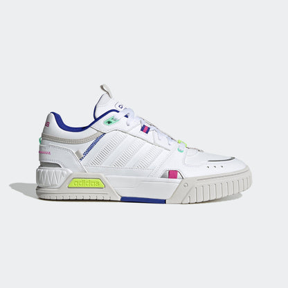 Adidas D-PAD Sneakers - White / Blue / Rose Red / Solar Green - view 1