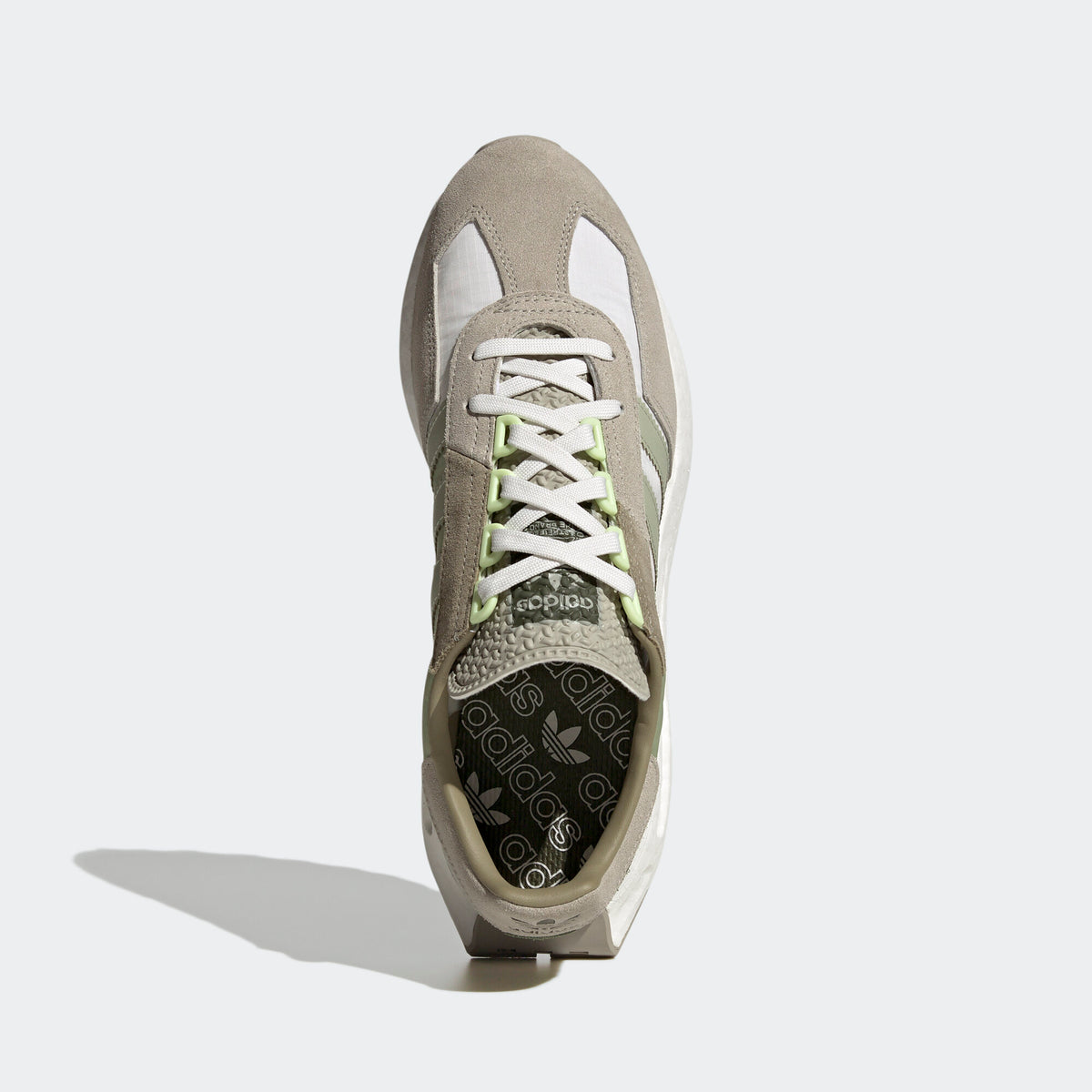 Adidas Retropy E5 Sneakers - Grey / Light Green / Dark Green - view 3